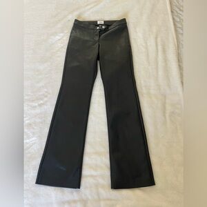 Wilfred Black Faux Leather No Back Pockets Pants NWOT